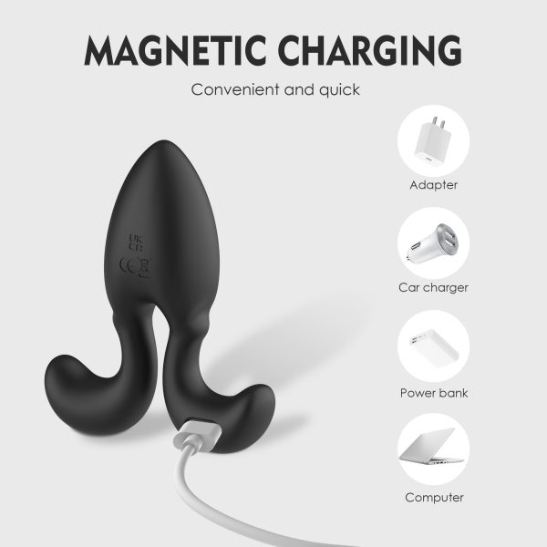 Davis Plug Anal Vibrador con Control Remoto