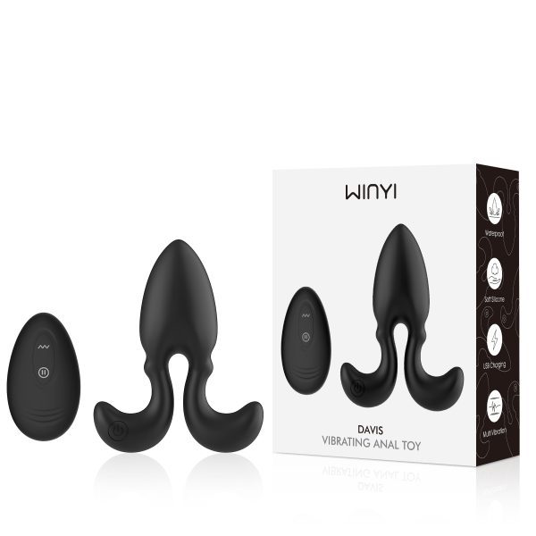 Davis Plug Anal Vibrador con Control Remoto