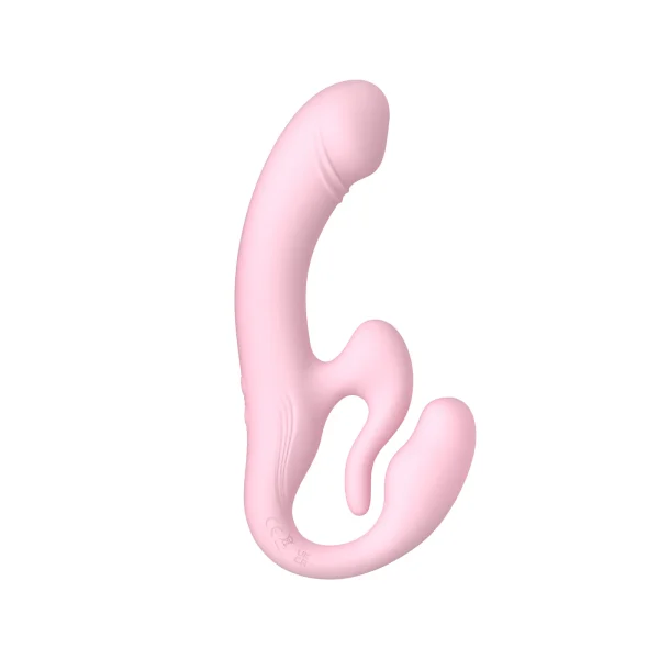 Arnés Strapless Vibrador con Triple Motor y Control Remoto