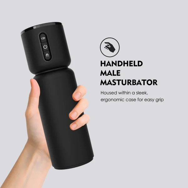 Axel Masturbador Masculino con Succión y Vibración Recargable
