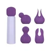 Cactus Vibrador Clítoris con 5 Cabezales Intercambiables