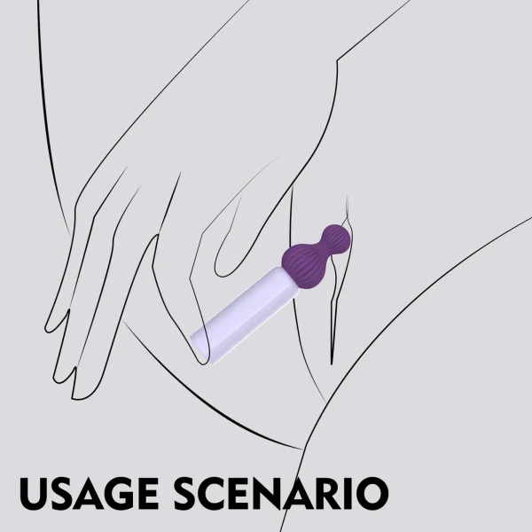 Cactus Vibrador Clítoris con 5 Cabezales Intercambiables